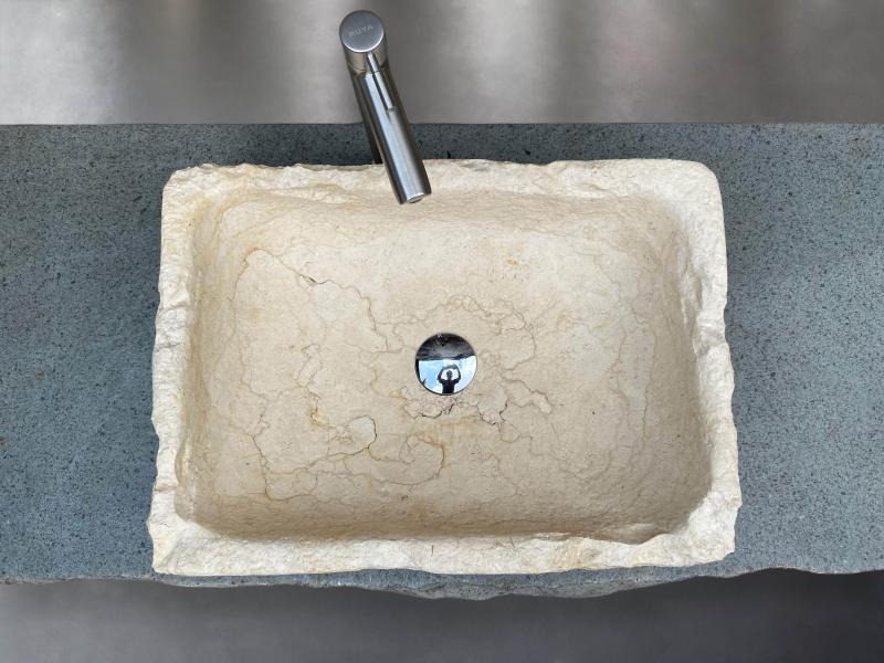 LAVABO RECTANGULAR SOBRE ENCIMERA LUGANO