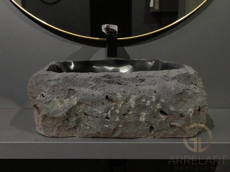 LAVABO DE PEDRA DE LAVA DIAMOND