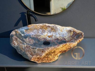 LAVABO UNIC DE PEDRA NATURAL PANCA WARNA