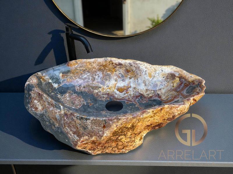 LAVABO UNICO DE PIEDRA PANCA WARNA