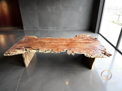 TAVOLO DA PRANZO IN LEGNO DI LITCHI CASTLETON