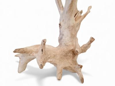 GROSSE SKULPTUR AUS TEAKHOLZ NASSAU