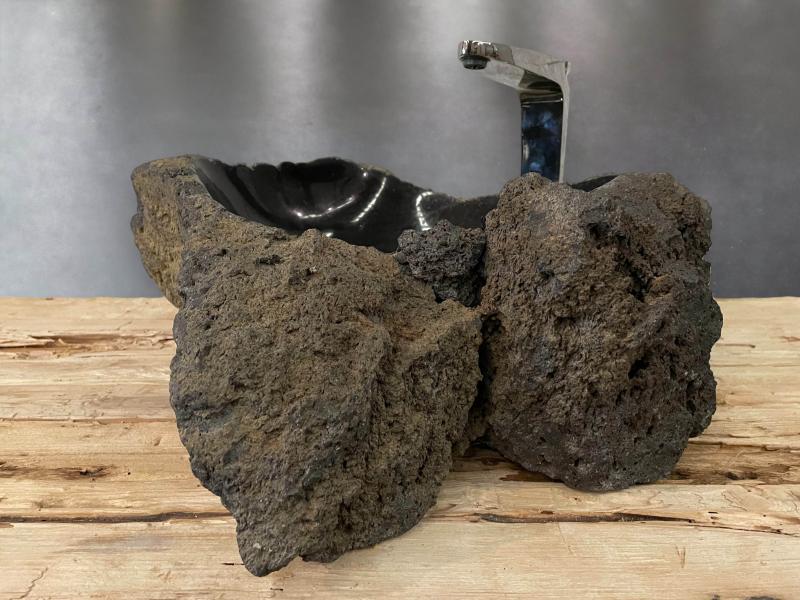 Lavabo de Roca Volcánica Valls - Arrelart