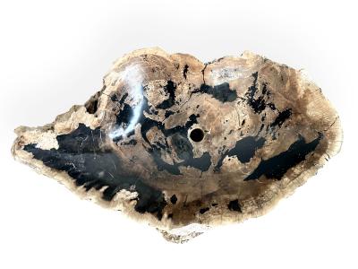 Lavabo Pedestal Owen de Piedra Fosilizada - Arrelart