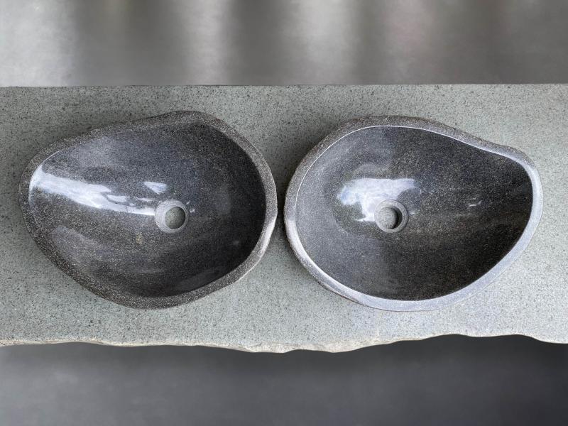 SET WASHBASIN RIVER STONE RIVER