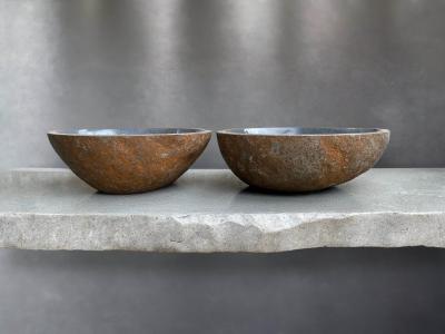 SET WASHBASIN RIVER STONE RIVER