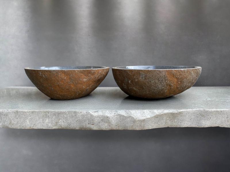 SET WASHBASIN RIVER STONE RIVER
