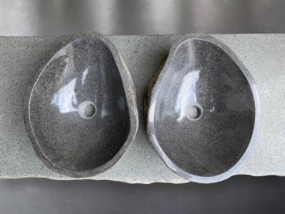 SET WASHBASIN RIVER STONE RIVER