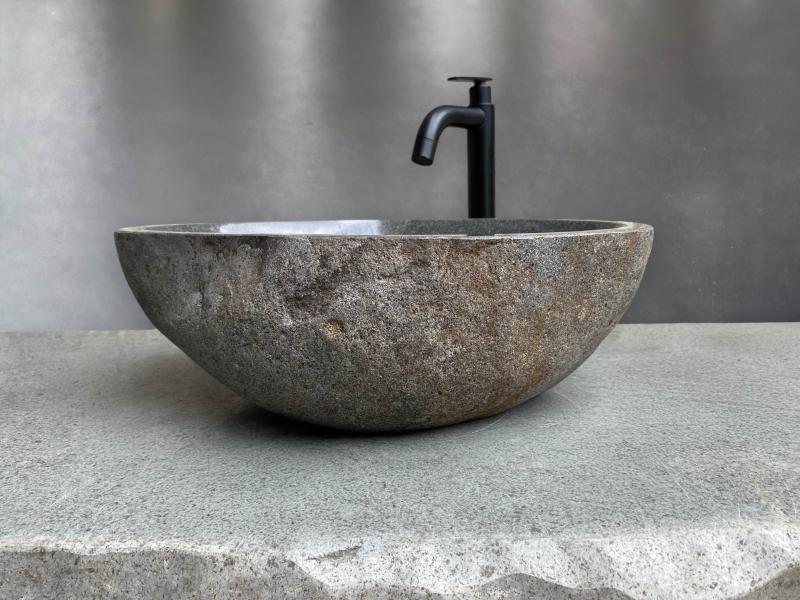 SET WASHBASIN RIVER STONE RIVER