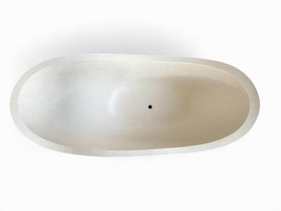 FREISTEHENDE BADEWANNE AUS HARZ UND STEIN SAINT TROPEZ