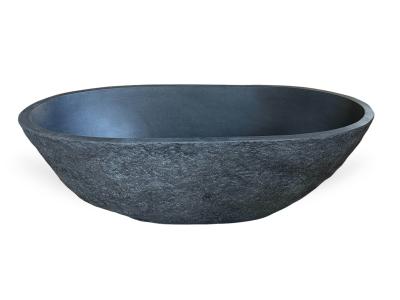 FREISTEHENDE BADEWANNE IN SCHWARZ LINZ