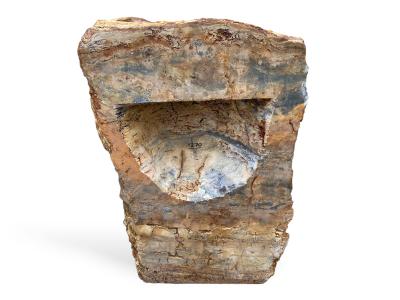 FREISTEHENDES WASCHBECKEN AUS MEHRFARBIGEM GESTEIN