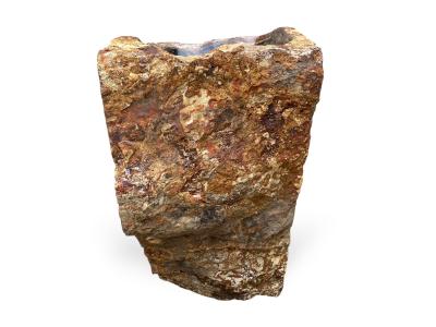 FREESTANDING SINK MADE OF MULTICOLORED ROCK