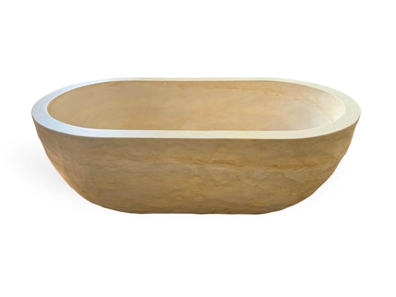 Vasca da Bagno Freestanding in Pietra Sardegna - Arrelart