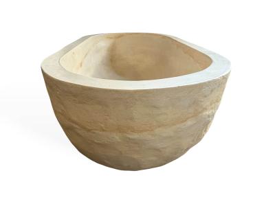 Baignoire îlot en Pierre Sardaigne - Baignoires de Luxe