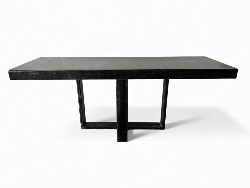 Rectangular Petrified Wood Coffee Table Gante - Arrelart