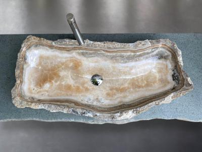 LAVABO DA APPOGGIO DI ONICE GUNN