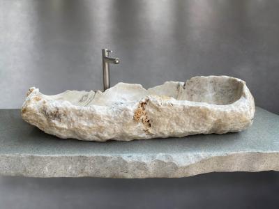 LAVABO DE PIEDRA BLANCO ROMA