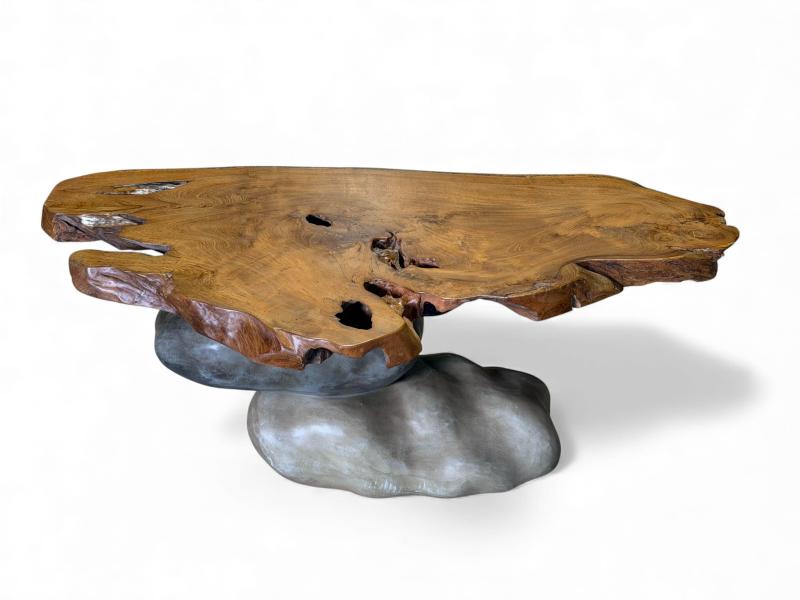 TABLE BASSE EN BOIS RUSTIQUE MADRID