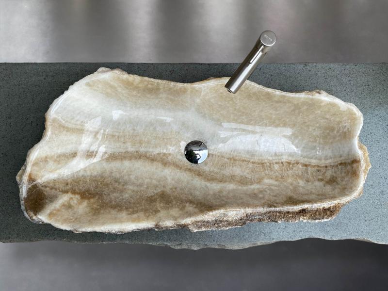 Lavabo Grande de Piedra Blanca