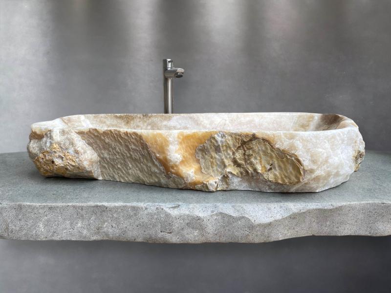 Lavabo Grande de Piedra de Onix - Hawer