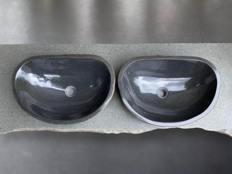 BUY SET WASHBASIN RIVER STONE TWINS