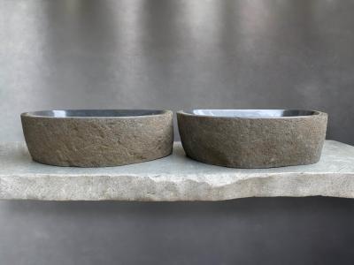 BUY SET WASHBASIN RIVER STONE TWINS