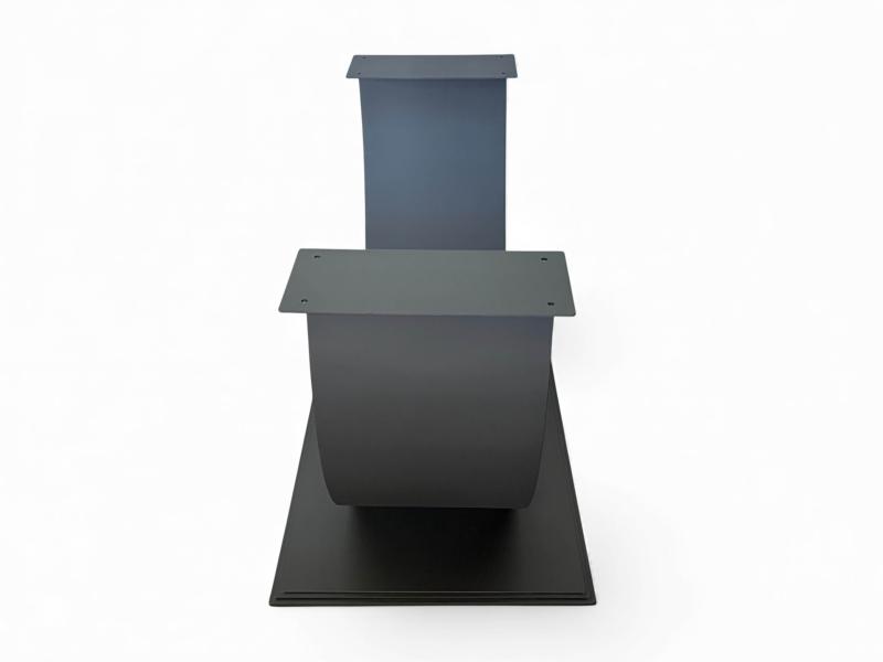 PIED DE TABLE METAL NOIR LUNE