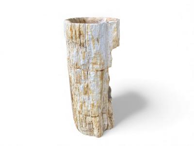 TOTEM-WASCHBECKEN AUS VERSTEINERTEM HOLZ - VERSALLES