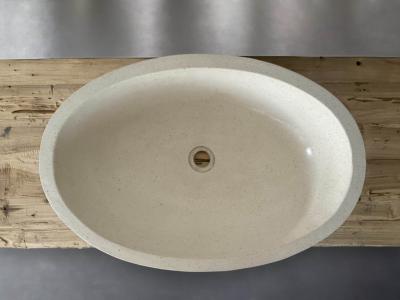 VASQUE EN TERRAZZO BIANCO