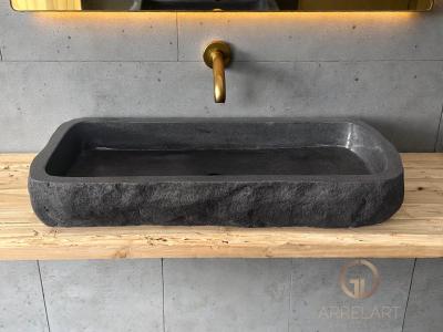 GROSSES SCHWARZES WASCHBECKEN GANVIE