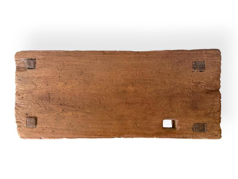 BANQUETA DE MADERA RUSTICA