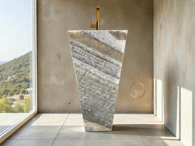 FREESTANDING ONYX SINK CORINTO