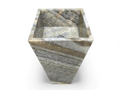 ACQUISTARE LAVABO CON COLONNA IN ONICE CORINTO