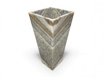 LAVABO CON COLONNA IN PIETRA ONICE