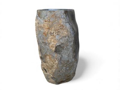 GREY FREESTANDING STONE WASHBASIN