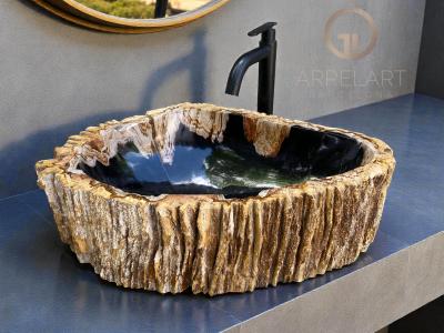 LAVANDINO IN LEGNO PIETRIFICATO WAGNER