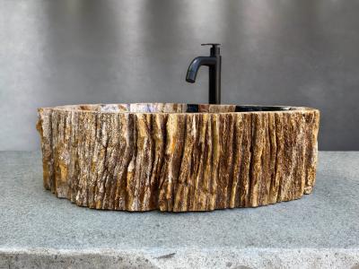 PETRIFIED WOOD WASHBASIN WAGNER