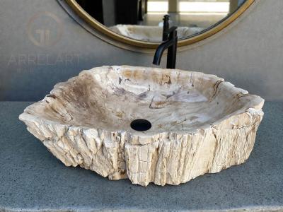 LAVABO DE FUSTA FOSILITZADA GIANNI