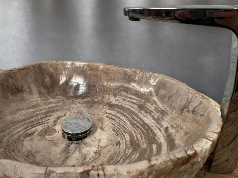 VASQUE A POSER EN BOIS PETRIFIE CHAGULAK