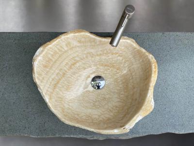 LAVABO DE PEDRA BEIGE TALAMANCA