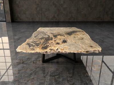 MESA DE CENTRO ORGANICA DE PIEDRA BAYONA