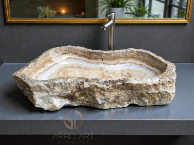LAVABO VETEADO DE PIEDRA NATURAL YVORNE