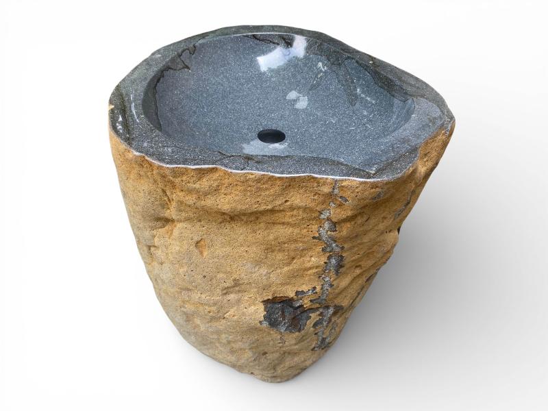 LAVABO SUR PIED EN PIERRE POTENZA