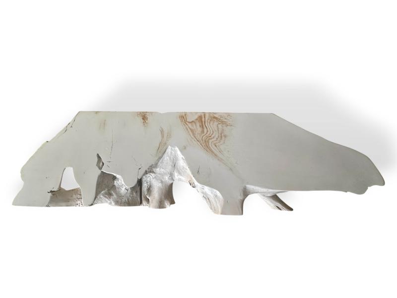 CONSOLA BLANCA DE TECA ASPEN