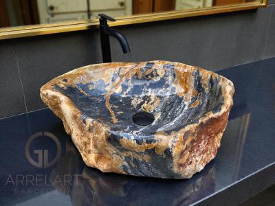 LAVABO ICONICO DE PIEDRA NATURAL ALAIOR