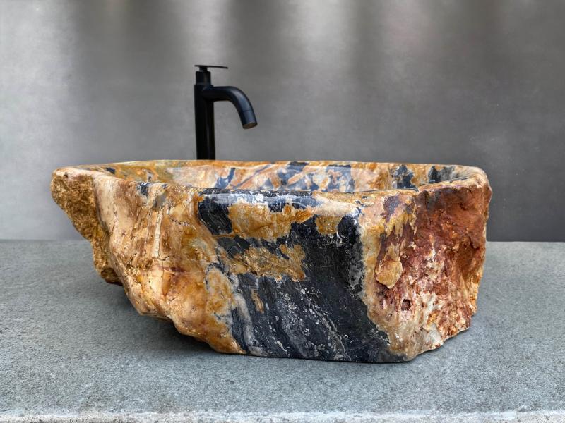 WASCHBECKEN AUS NATURSTEIN ALAIOR