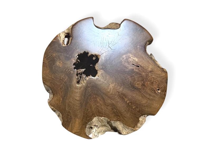 ROUND ROOT TEAK TABLE HAMPSTEAD