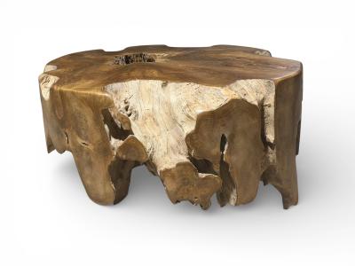 MESA RAIZ REDONDA DE TECA HAMPSTEAD