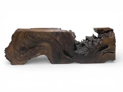 BAHUT BAS EN BOIS CHARTRONS